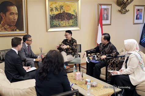 Pertemuan Wamendag RI Dengan President And CEO Business Council Of