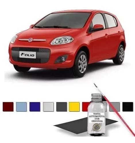 Tinta Tira Risco Automotiva Fiat Vermelho Alpine Parcelamento Sem Juros