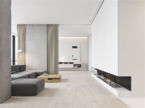 white themed homes  striking modern minimalist aesthetics