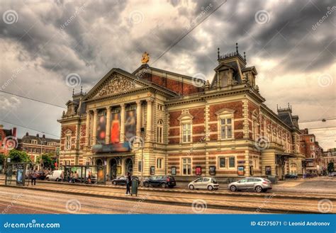 Koninklijke Concertgebouw Een Concertzaal In Amsterdam Stock