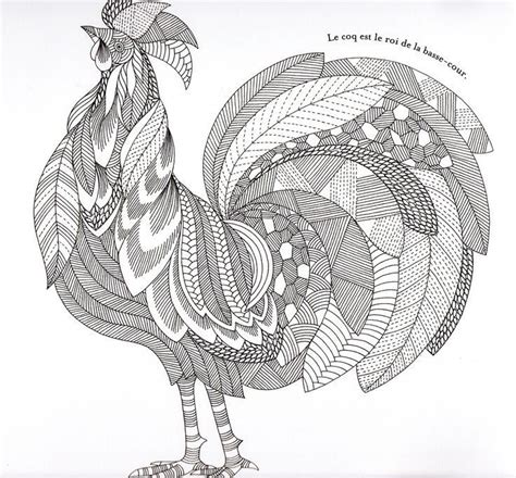 Rooster Coloring Pages For Adults Coloring Pages