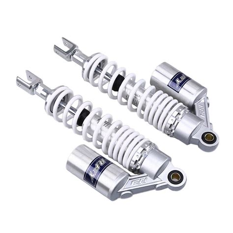 X Pair Mm Motorcycle Rear Air Shock Absorbers Suspension Fit For