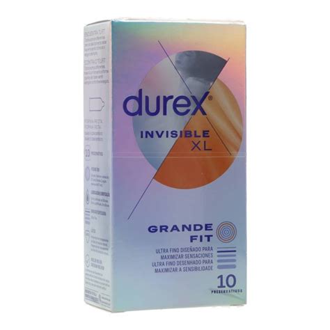 Comprar Durex Invisible Xl Preservativos 10 Unidades Parafarmacia