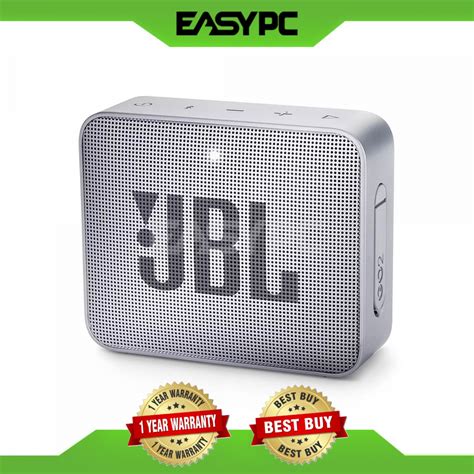 Jbl Go 2 Portable Bluetooth Waterproof Speaker Gray Shopee Philippines