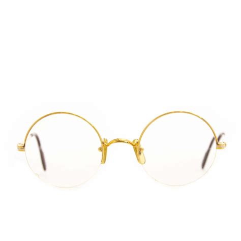 Cartier Mayfair Round Glasses Gold Frame Labellov Buy and Sell ...