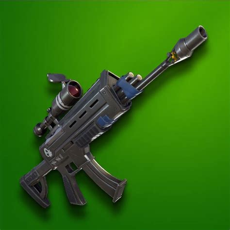 Uncommon Scoped Assault Rifle Fortnite Weapons Statsjpeg Altar Of Gaming