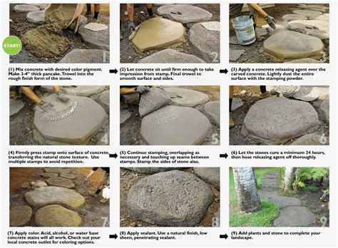 RockMolds Stepping Stones Photo Gallery Concrete Stepping Stones