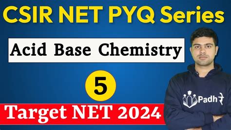 Acid Base Chemistry Pyq Of Csir Net Chemistry Previous Year Question