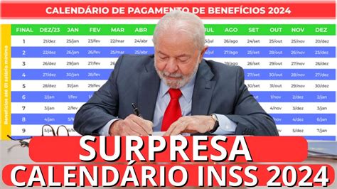 Confira o calendário de pagamentos de 2024 de benefícios do INS