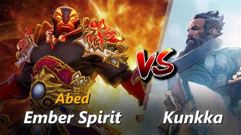 How To Ember Spirit Mid Vs Kunkka Feat Abed First Minutes Youtube