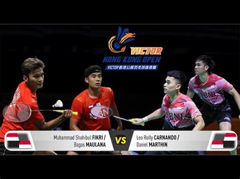 Bagas Fikri Vs Leo Daniel Victor Hongkong Open Men S Doubles