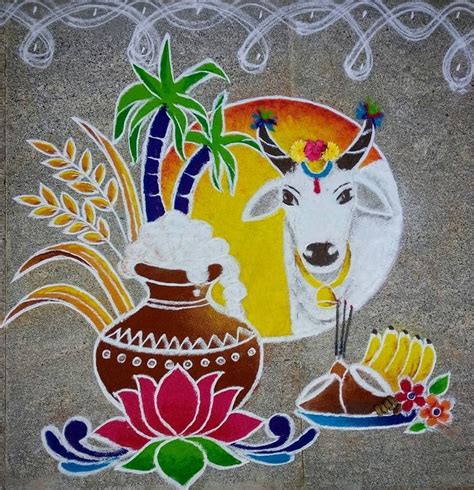 Sankranthi Rangoli Traditional