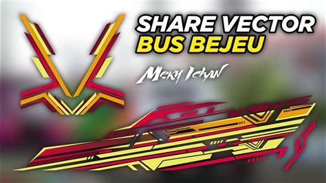 Share Mentahan Vector Body Samping Belakang Bus Bejeu Bussid V