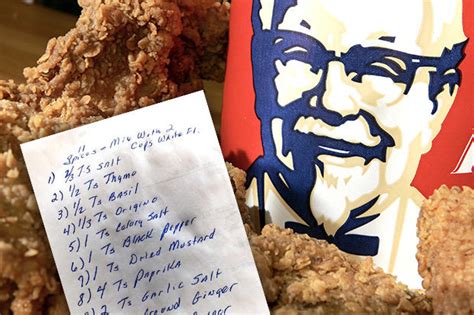 The KFC Secret Fried Chicken Recipe Has Finally Been Revealed