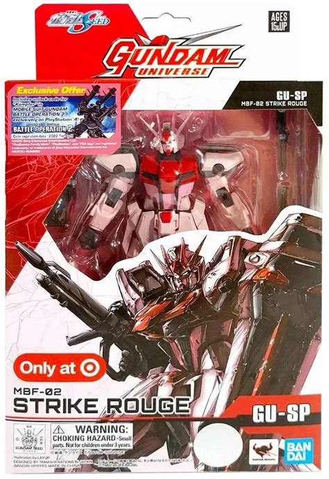 Mobile Suit Gundam SEED Gundam Universe MBF-02 Strike Rouge Exclusive 5 ...