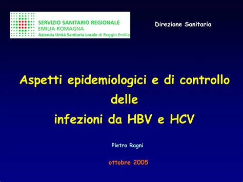 PPT Aspetti Epidemiologici E Di Controllo Delle Infezioni Da HBV E