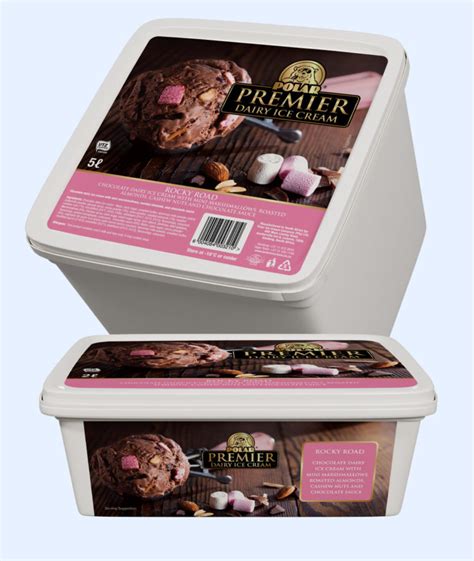 5L 2L Rocky Road Polar Ice Cream