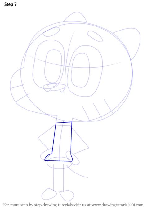 How To Draw Gumball Watterson From The Amazing World Of Gumball The