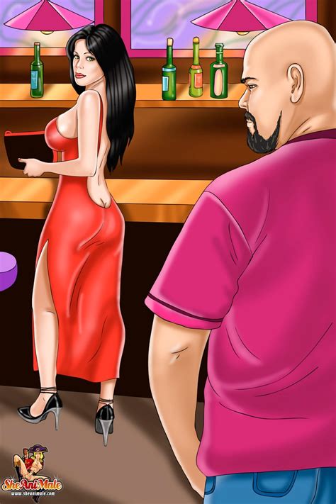 Hot Anime Shemale Bartender Pegging A Stud Properly Until They Both Cum