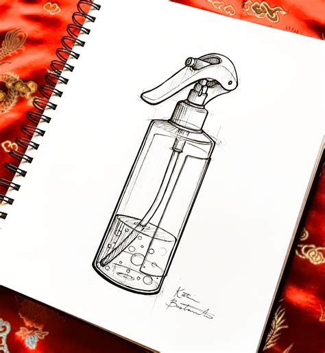 Spray Bottle Sketch On Behance