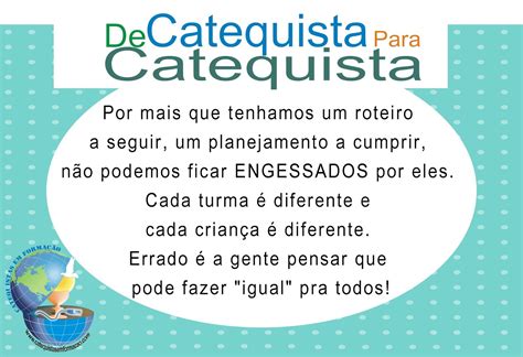 Catequistas Em Forma O De Catequista Para Catequistas