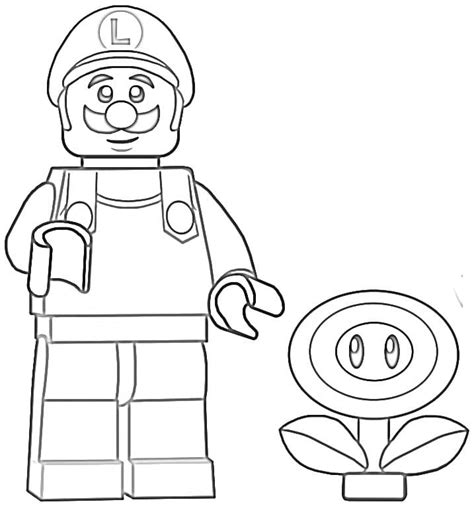 Desenhos De Lego Luigi Para Colorir E Imprimir Colorironline