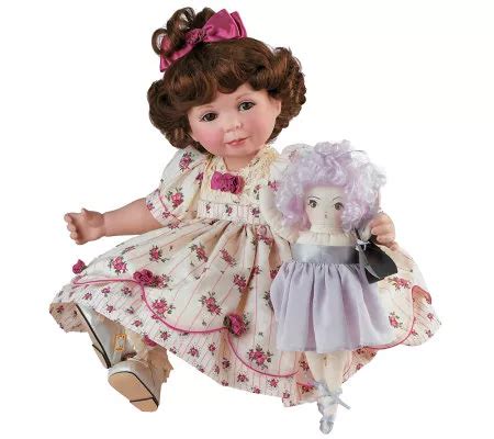 Sophia Brenn Seated Limited Edition Porcelain Doll By Marie