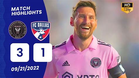 Inter Miami Vs Dallas 5 2 All Goals Highlights 2023 YouTube