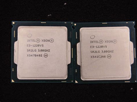 Yahoo オークション T192CPU XEON E3 1220V5 3 00GHz 2個セット