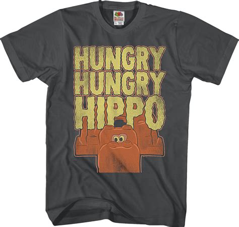 Distressed Hungry Hungry Hippo T Shirt