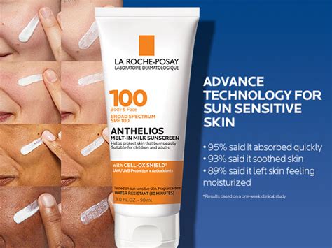 La Roche Posay Anthelios Melt In Milk Body Face Sunscreen