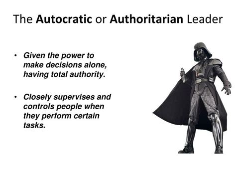 Authoritarian Leadership Style