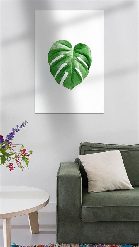 Monstera Deliciosa Plant Art Print Gatenplant Van Sarina Dekker Op