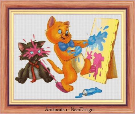 Aristocats Cross Stitch Pattern Aristocats Cross Stitch Aristocats