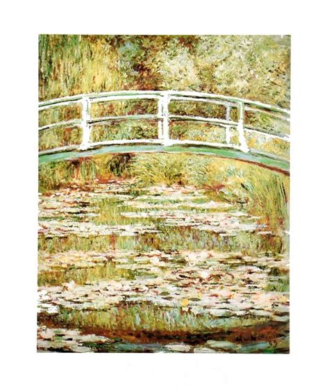 Claude Monet The Water Lily Pond And The Japanese Bridge — Poster Plus