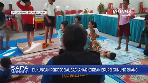 Tim Kemensos Ri Beri Layanan Dukungan Psikososial Bagi Korban Erupsi