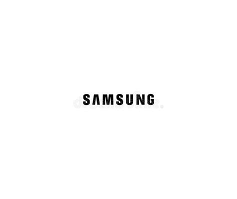 Samsung Logo on White Background Editorial Photo - Illustration of ...