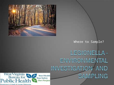 PPT Where To Sample Objectives Environmental Sources Of Legionella