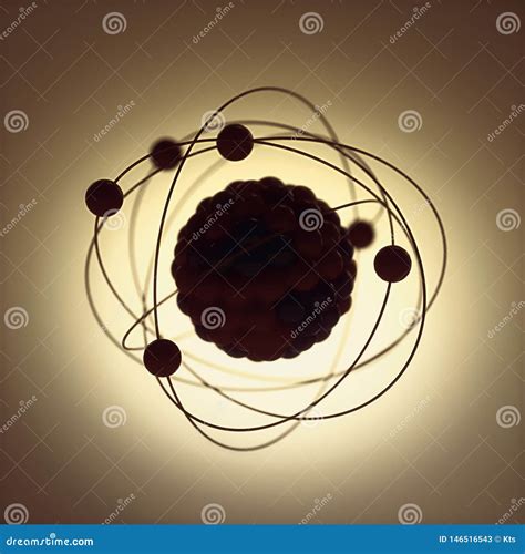 Atomic Nuclear Power Energy Stock Illustration Illustration Of