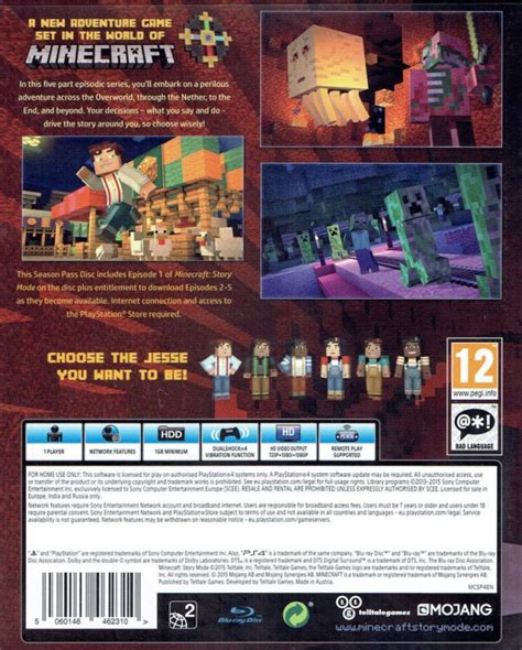 Minecraft Story Mode A Telltale Games Series The Complete