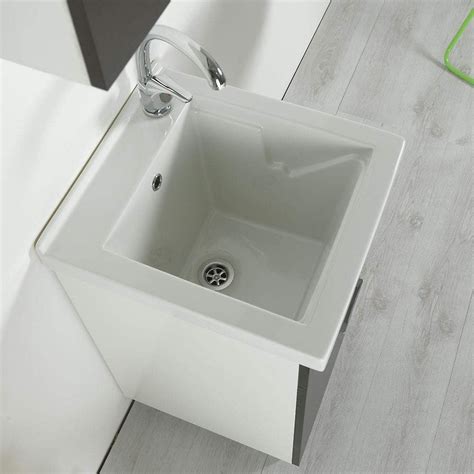 Jo Bagnoit Lavatoio Pilozzo 45x50 In Ceramica Tutta Vasca Per Top O