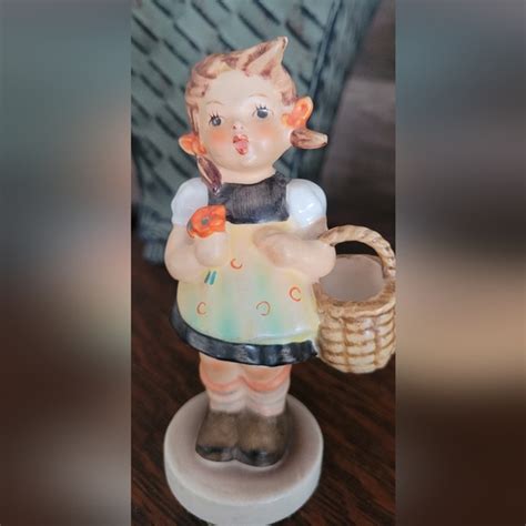 Hummel Accents Hummel Vintage Figurine Girl With Basket Poshmark