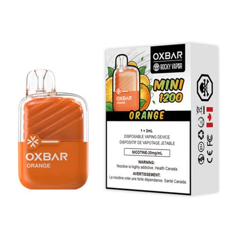 Rocky Vapor Oxbar Mini Orange Mg On Vapanada