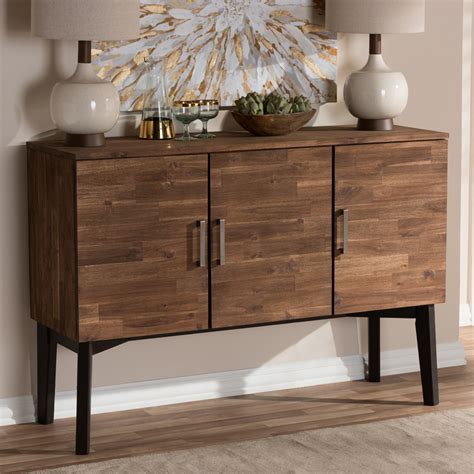 Sideboard Buffet With Buffet Cabinet Hutch Dining Kitchen Server