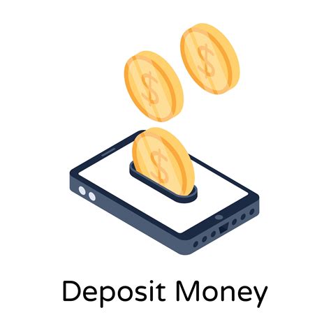 Mobile Deposit Money 2958299 Vector Art At Vecteezy