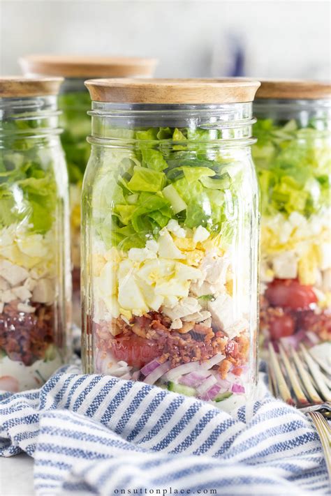 How To Make Healthy Meal Prep Salads For Lunch - On Sutton Place