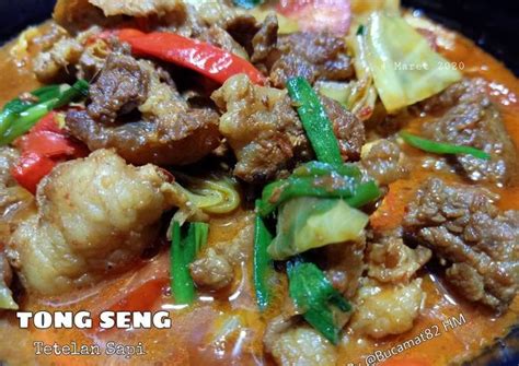 Resep Tong Seng Tetelan Sapi Tanpa Santan Oleh Bucamat Channel