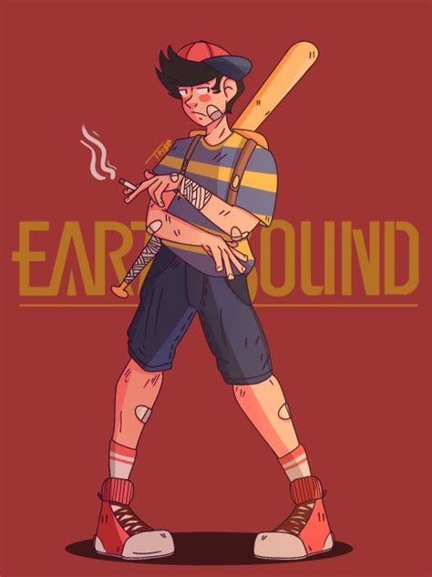 40 Earthbound Ness Fanart