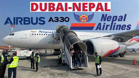 TRIP REPORT Nepal Airlines Dubai Kathmandu A330 200 YouTube