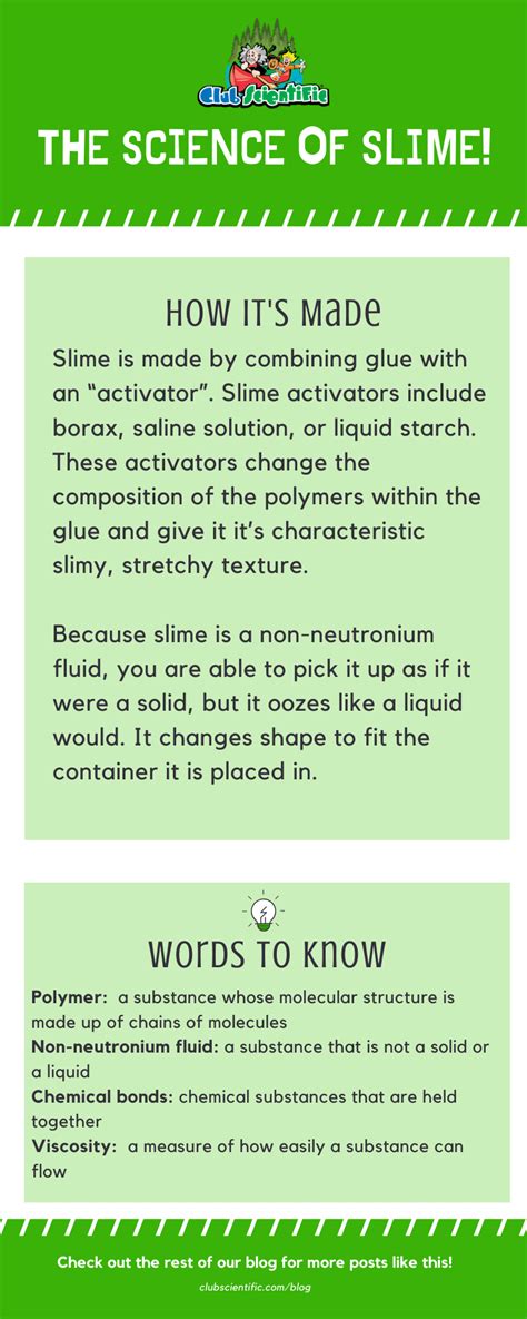 science  slime club scientific